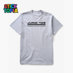 Roland Juno 106 Synth T-Shirt Retro Analog Synthesizer Music Gear Tee 60 808 909