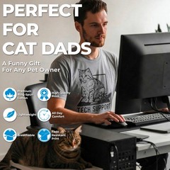 Mens Funny T Shirts Rolling Fatties Sarcastic Cat Graphic Novelty Tee For Men