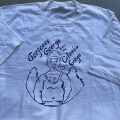 Rare 70’s Vintage T-Shirt “Gorgeous George From The Columbia Gorge” Men’s XL USA