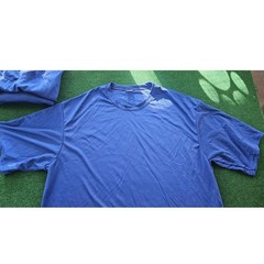 Lot of 6 Blue Performance T-Shirts Lot – Athletic Gym Bulk Sizes S M XL