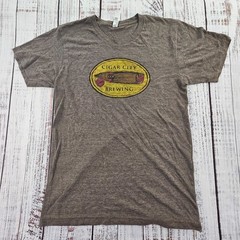 Cigar City Brewing Brown Short Sleeve Tri-Blend T-Shirt Men’s M