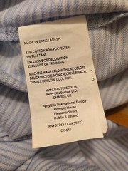 TRO By Tahoe River Shirt Men’s Size Medium Stretch Blue White Striped Pullover