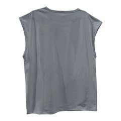 Men Summer Sleeveless Tank Top Loose Fit Solid Color Casual Shoulder Shirt