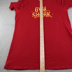 Gymshark Shirt Mens Small Red Short Sleeve Athletic Gym Workout Running