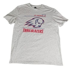District Utah Tech University Trailblazers St George UT Heather Grey T-Shirt XL