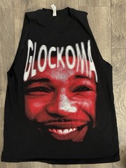 Key Glock T-shirt Glockoma Tour 2023 Black XL Rap Tee Graphic USA Cut Sleeves