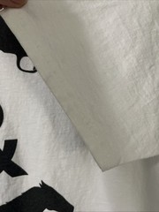 “Hello My Name Is Trigger” Sz. M Unisex White/black Print Cotton Short Sleeve