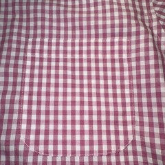MENS BROOKS BROTHERS PINK WHITE CHECK Men Sz 15.5 4/5 Slim Fit Cotton Button Up