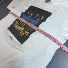 Vintage 90s Boca Museum Art Festival T Shirt Birds White 1993 Todd Warner XL