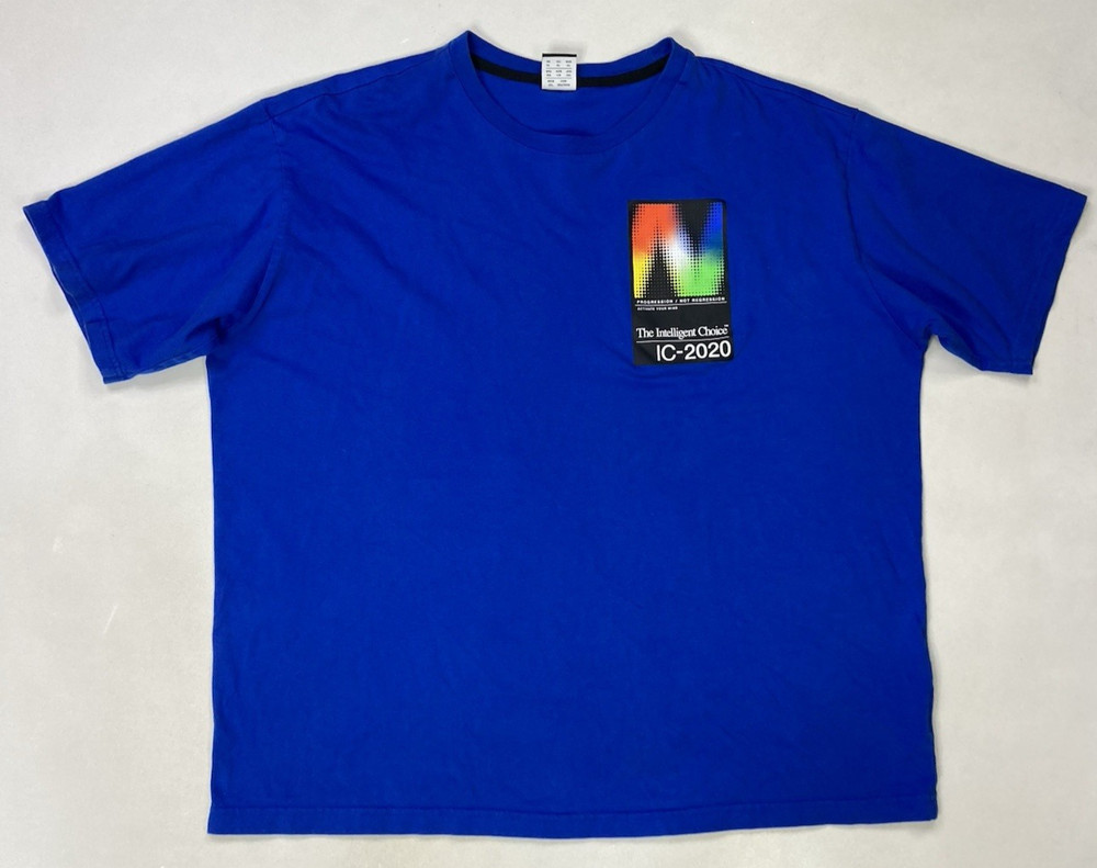 New Balance Optic The Intelligent Choice Graphic T-shirt Men XL Blue IC-2020