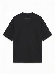 ESSENTIALS Fear of God Black Crew Neck Short Sleeve OVERSIZED T-Shirt Men M