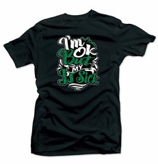 Shirt to Match Jordan Retro 1 Pine Green 2020- Sick J’s 1 Black