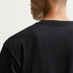 Nike Sportswear T Shirts Men’s Black Crew Neck Moderate IR5749-010 Size