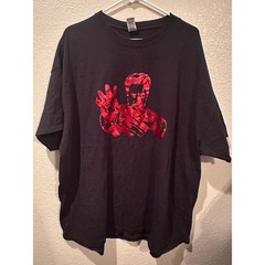Marvel Avengers Disney Ironman Red Foil Silhouette Tee 3XL