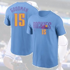SALE 30% – Hunter Goodman #15 Colorado Rockies 2025 Name & Number For Fans