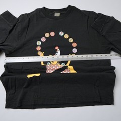 Teddy Fresh Brian Blomerth Shirt Mens Medium Black Long Sleeve Juggler Critters