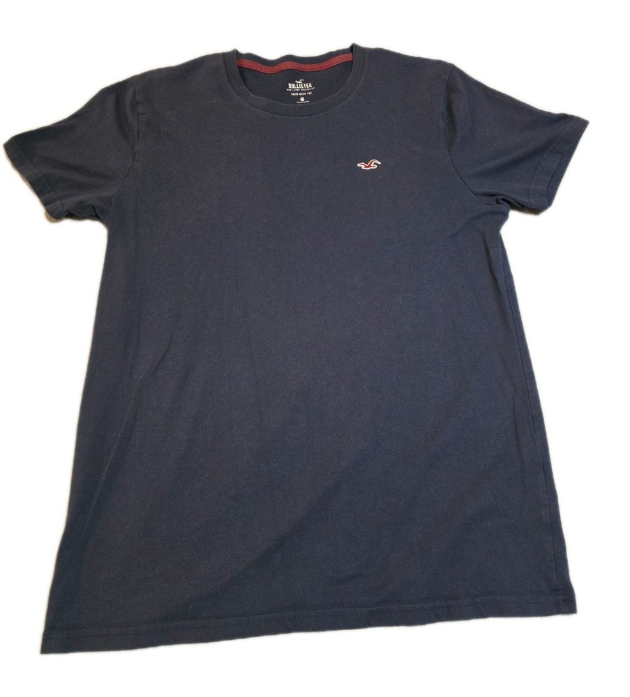 Hollister Must Have Collection T Shirt Crew Neck Short Sleeve Navy Blue M Medium