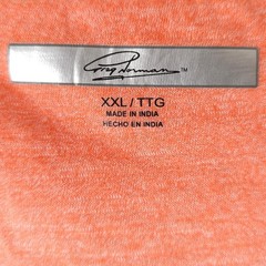 Greg Norman T Shirt Mens Size 2XL Pink Orange Heathered Streetwear