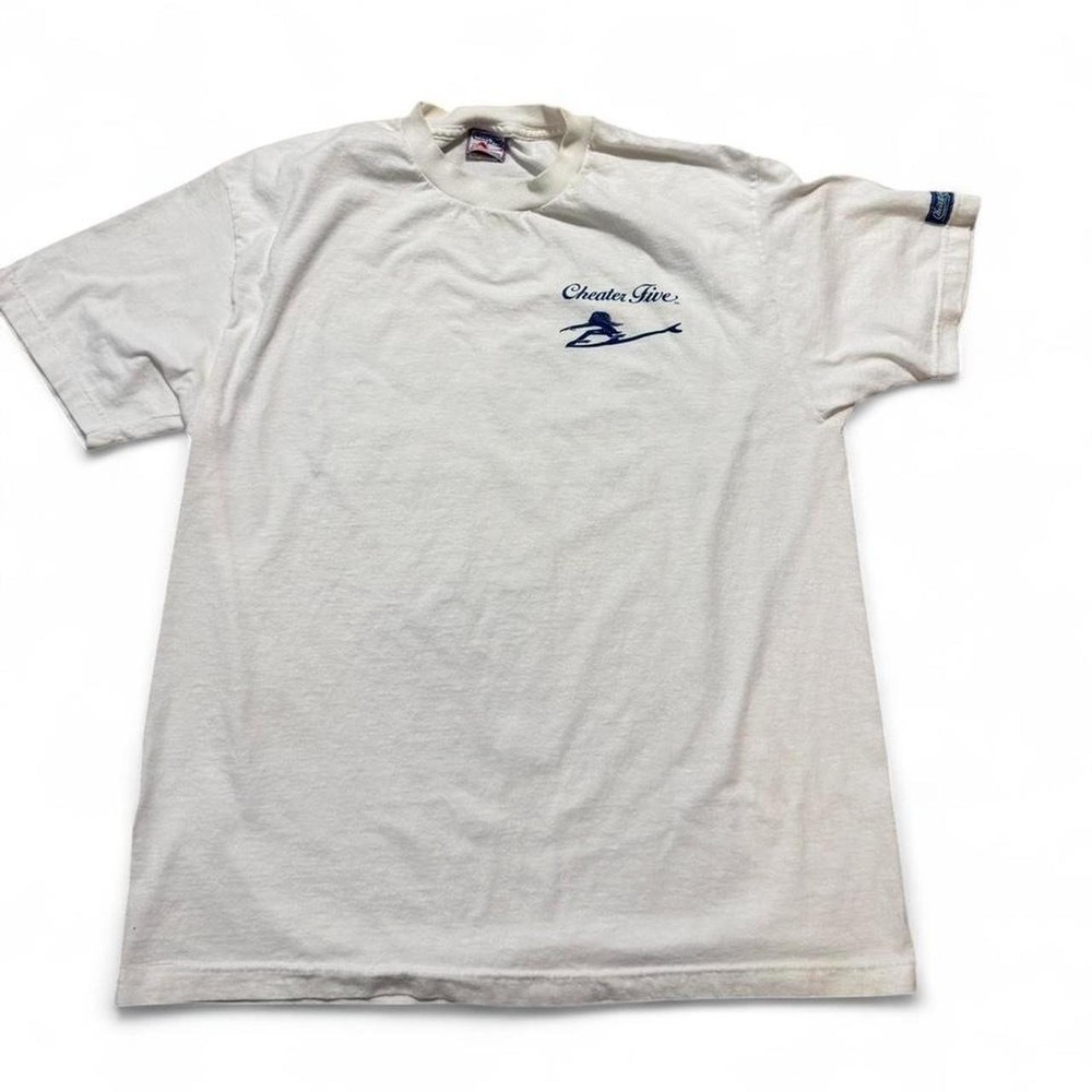 2000 Y2k Surfwear Cheater Five Surfer Graphic Tshirt