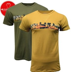 Men’s T Shirt NEWPORT “LOST IN PARADISE” Bahama Beach NEW