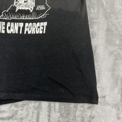 Vintage Oneita Shirt Mens Medium Black POW MIA 58044 Vietnam Double Sided Tee