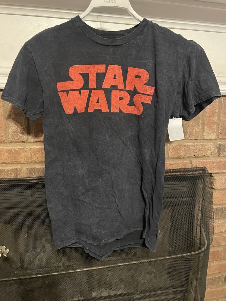 Star Wars Darth Vader C-Life Group Men’s T Shirt Size M Black NWT Acid Wash AOP