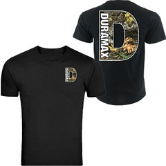 Duramax Big D Design T-Shirt Unisex Black Color Front & Back S – 5XL