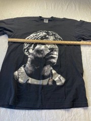 Shaka Wear Mens XLT Black T Shirt Tupac Graphic Print Short Sleeve Streetwear