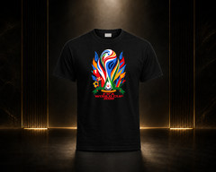 FIFA World Cup 2026 Graphic T-Shirt Unisex White Soccer Fan Tee Streetwear Top