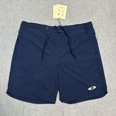 NWT Rokka&Rolla Men’s XL/XG Stretch Mesh Lined Swim Navy Trunk UPF50 Quick Dry