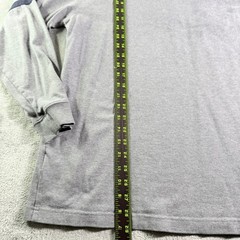 VTG Tommy Hilfiger Mens Long Sleeve Graphic T Shirt Gray Size L 85 Logo