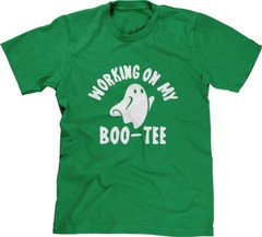 Boo-Tee Trick or Treat Halloween Costume Party Funny Humorous Ghosts Mens Tee