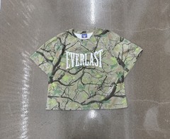 Coney Island Picnic Short Sleeve Everlast Shirt Mens 2XL Material Camo