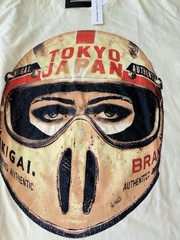 BrandMakers Tokyo Japan Racing Graphic T-Shirt Mens XL Cream Heavyweight New