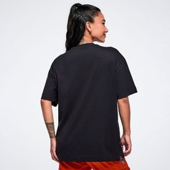Zumba Worldwide Oversized Crew Neck Top – Black (men’s sizing) ~ XS S M L XL