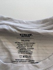 CSG Men’s Gray Active Reform T-Shirt Size 3XL