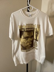 Vintage Y2K Muhammad Ali Rest In Peace Shirt Men’s Large White Shirt Men’s Large
