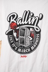 Original Ruffnek Ballin’ Like It’s March Madness T-Shirt Mens XL