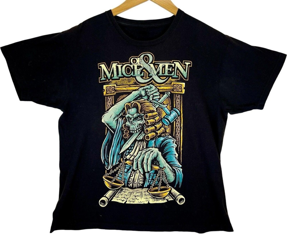 Of Mice & Men Black Concert Tour T-shirt Cotton For men Women S-4XL BT773