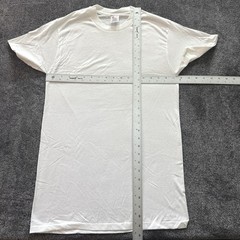 Vintage 90s Under T Shirt Hanes White Tee Mens Small single stitch Blank Plain