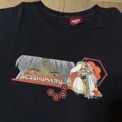 Vintage 2005 Inuyasha x Sesshomaru Black T-Shirt Anime Tee Men’s Size XL