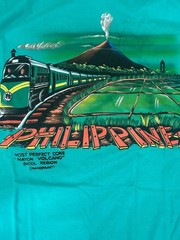 Vintage Hand-Painted Philippines Mayon Volcano T-Shirt – Size XL New with Tags