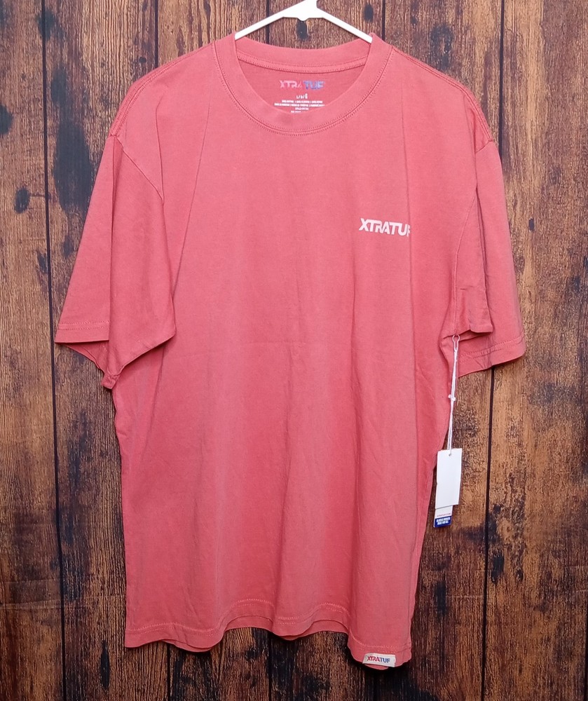 Xtratuf NWT Men’s Short Sleeve Crew Neck T-Shirt Size Large Salmon