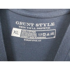 Grunt Style Patriotic Festival T-Shirt Mens XL Navy Blue Graphic Tee Cotton