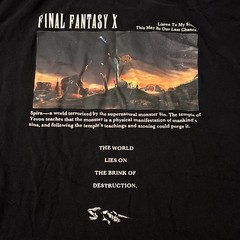 Uniqlo Final Fantasy 35th Anniversary Collaboration FFX T-Shirt, Size L used