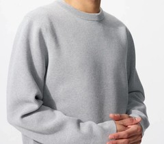 UNISEX Wear UNIQLO Machine-Washable Milano Ribbed Sweater Stretchy Knit