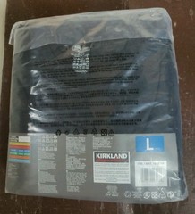 NEW 6 pack of Kirkland T Shirts men’s BLACK Crew Neck 100% Cotton Tees PICK SIZE