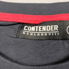 Contender Bisquick Graphic Collage T-Shirt Men’s NWT Navy Peace