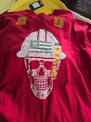 NWT 2 Ariat Rebar T Shirts Mens 2XL Gray and Red
