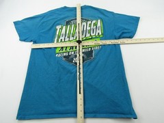 Talladega Alabama Racing on the Wild Side 2018 T-Shirt Mens Large Spellout Logo